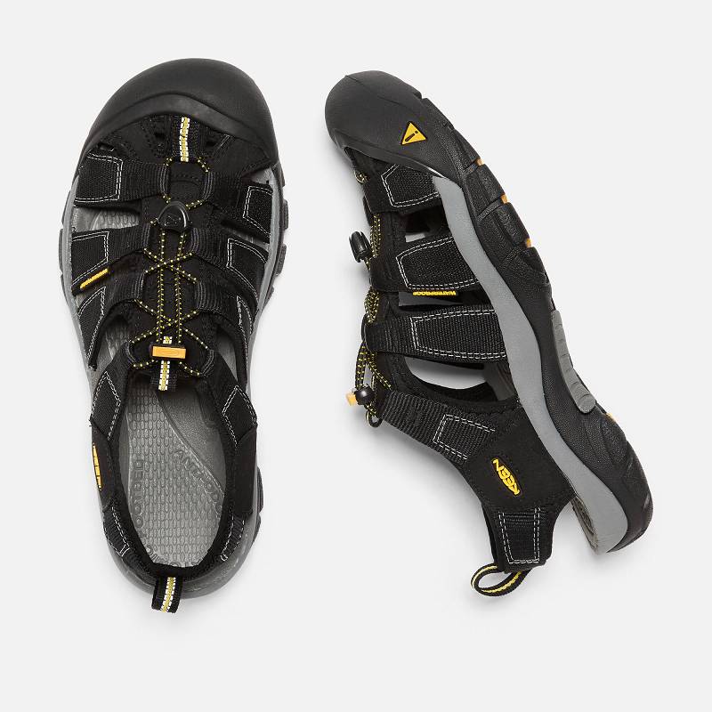 Keen Newport H2 Trekkingsandalen Herren DE-86423 Black - Keen Herrenschuhe Schwarz